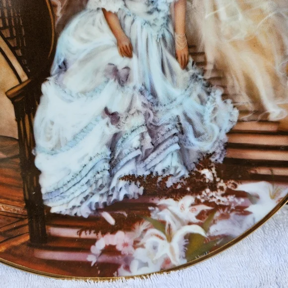 Vintage Decorative Plate with Bride Design - Picture 9 of 16